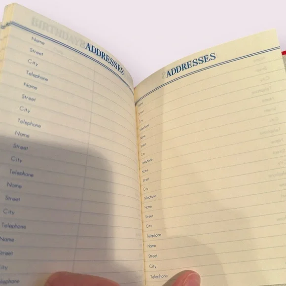 Vintage Made In Italy Red Plaid Scotty Dog Locked Daily Journal Diary - Picture 10 of 14